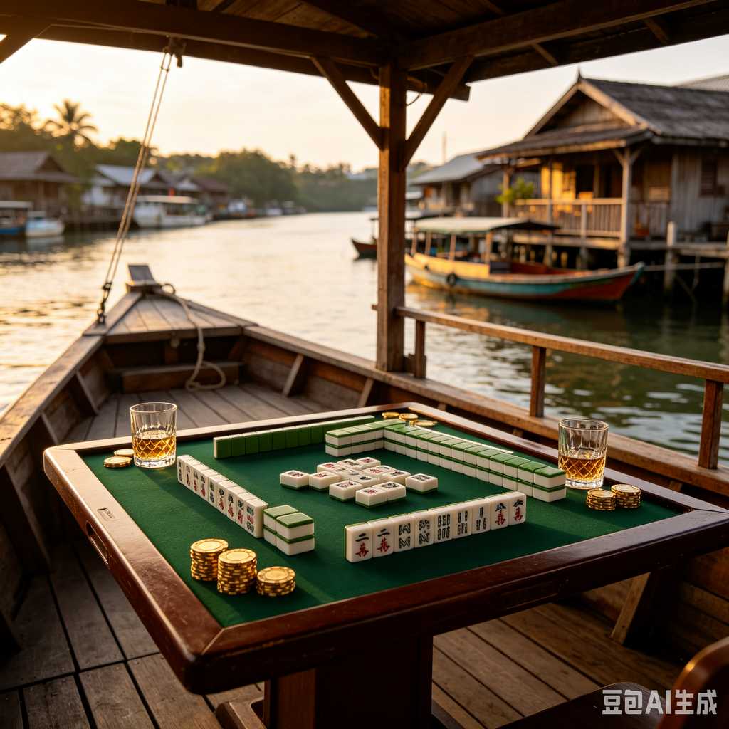 blue mahjong tiles