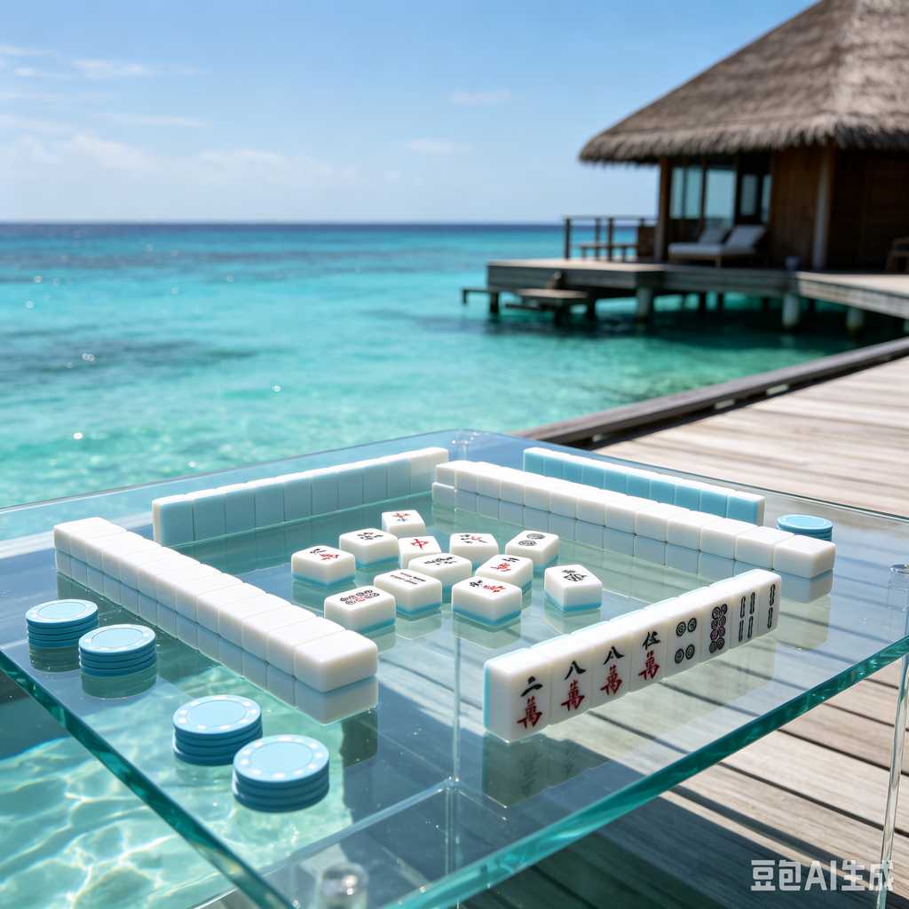 simulated ivory mahjong set