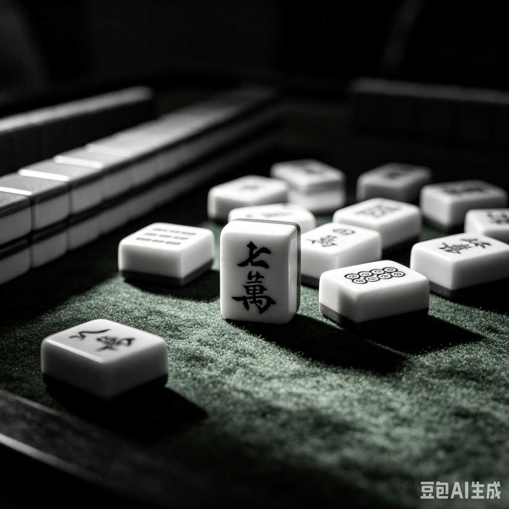 cute mini mahjong tiles set