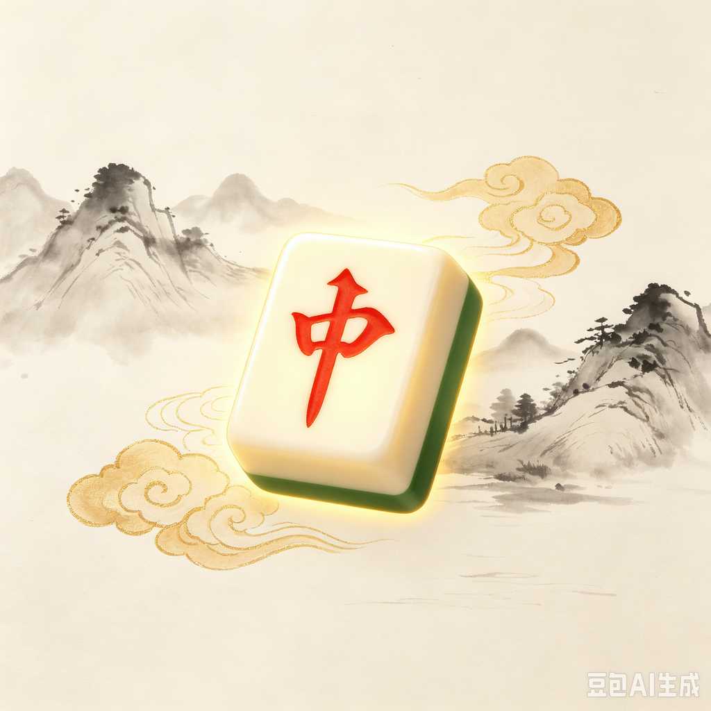 wood mahjong tiles